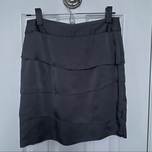 Banana republic satin layered skirt